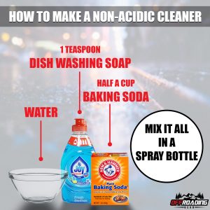 non-acidic cleaners