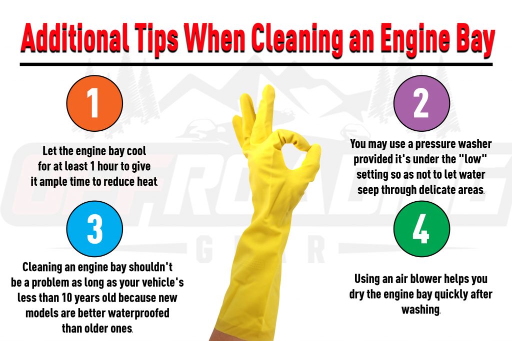 engine bay cleaning tips