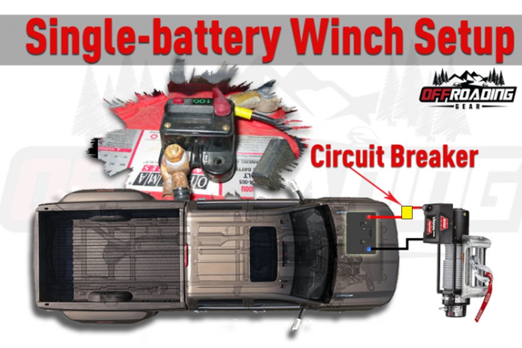 winch wiring to battery