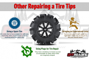repairing a tire