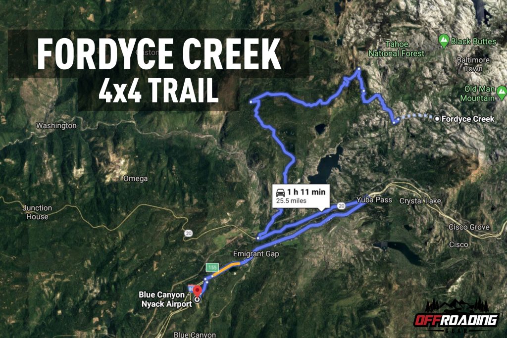 fordyce creek trail map