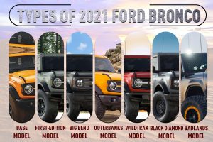 types of 2021 ford bronco