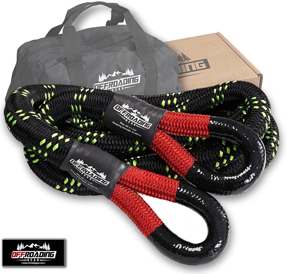 offroading gear kinetic recovery rope