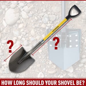 length of a shovel