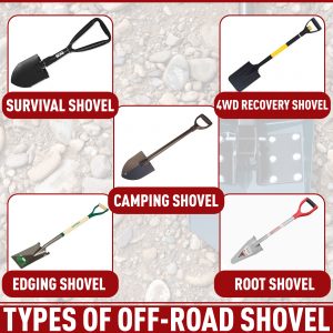 types of off road shovel