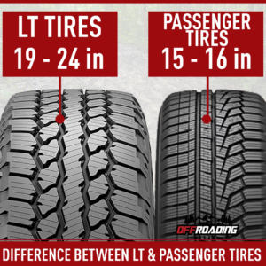 p vs lt tires